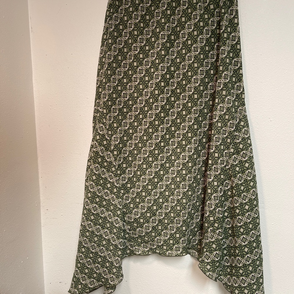 Jonathan Martin Women Skirts Fit & Flare Elastic Size Small Green